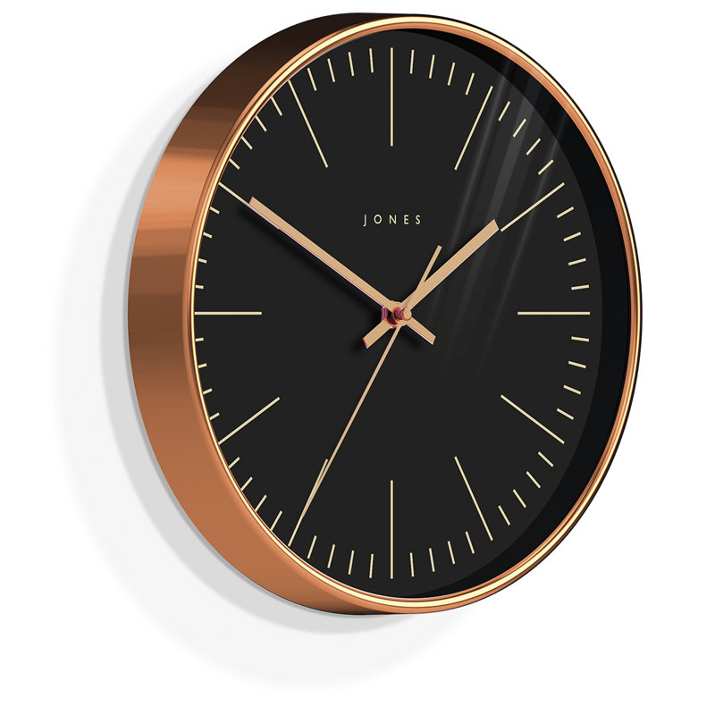 Jones Clocks Jones 29.8cm Wall Clock & Reviews Wayfair.co.uk